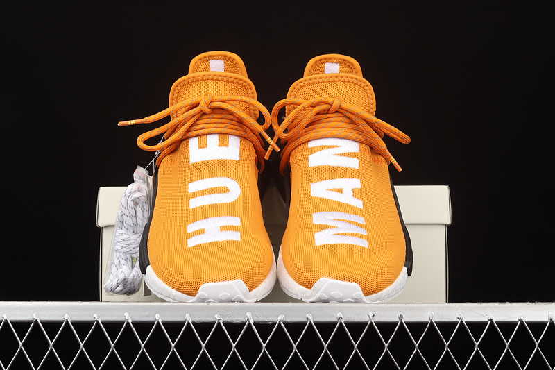 Pharrell X Nmd Human Race Orange/Cloud White/Core Black 13