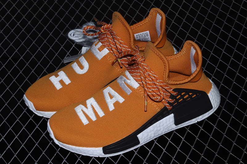 Pharrell X Nmd Human Race Orange/Cloud White/Core Black 15