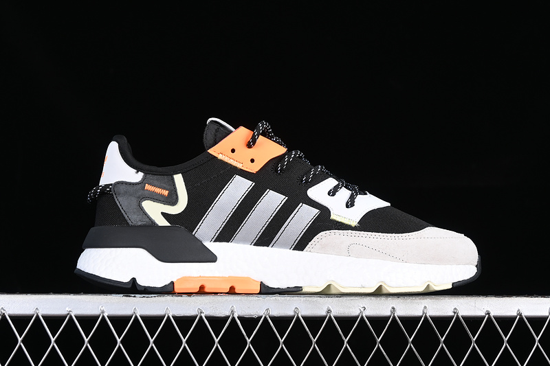 Adidas Nite Jogger Boost White/Grey/Blue/Orange 19