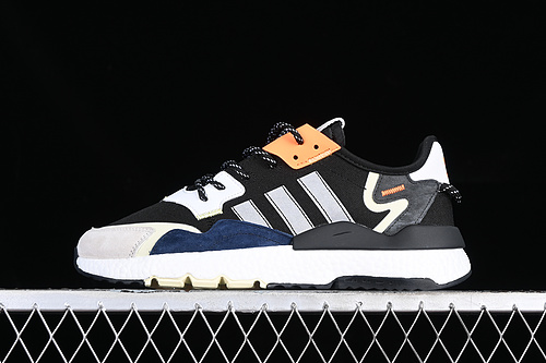 Adidas Nite Jogger Boost White/Grey/Blue/Orange 21