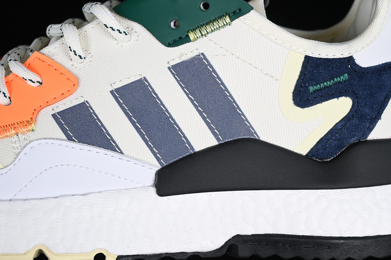 Adidas Nite Jogger Boost White/Grey/Green/Orange 25