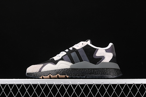 Nite Jogger Shoes Core Black/Cloud White/Grey 9