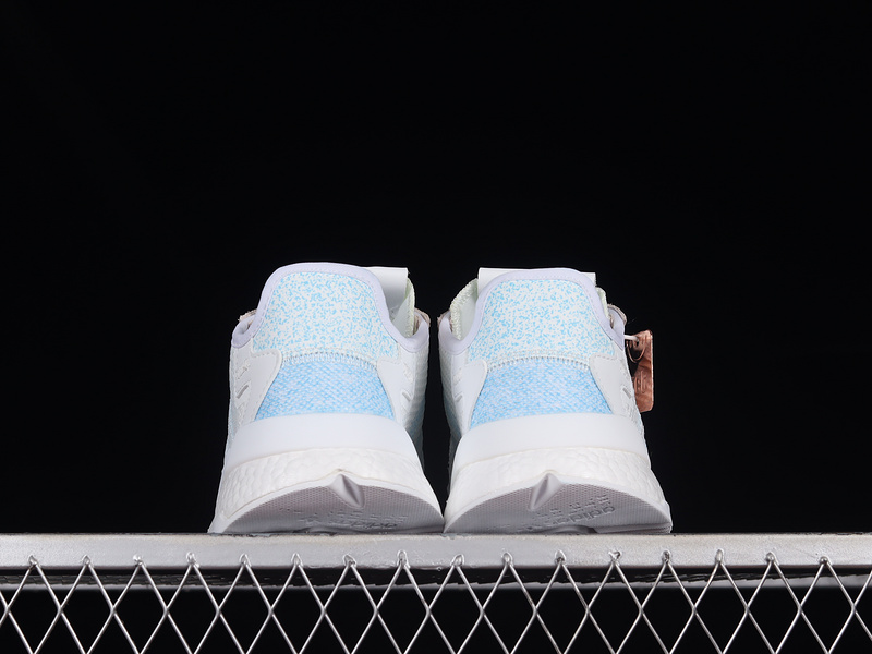 Nite Jogger Boost Shoes Cloud White/Light Blue/Pink 5