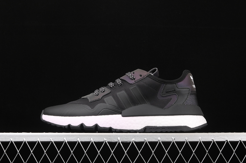 Nite Jogger Shoes Core Black/Purple Tint/Cloud White 7