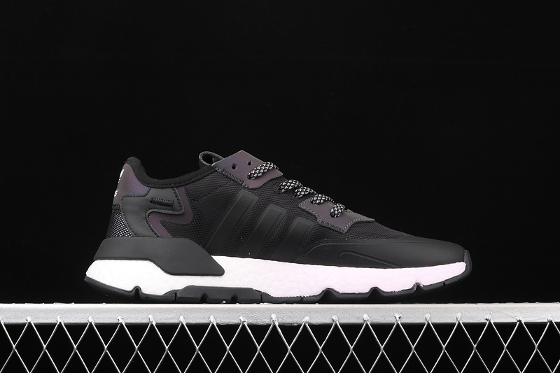 Nite Jogger Shoes Core Black/Purple Tint/Cloud White 33