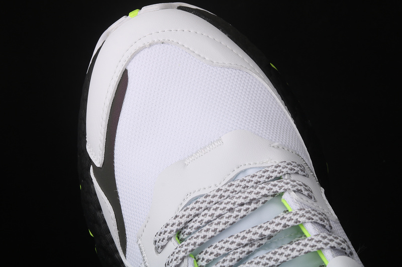 Nite Jogger Shoes Cloud White/Core Black/Signal Green 25