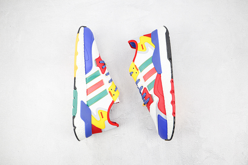 Nite Jogger 2019 Boost Shoes Cloud White/Multi-Color 5