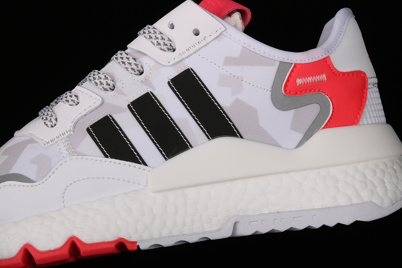 Nite Jogger 2019 Boost Shoes Cloud White/Core Black/Pink 5