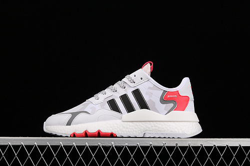 Nite Jogger 2019 Boost Shoes Cloud White/Core Black/Pink 9