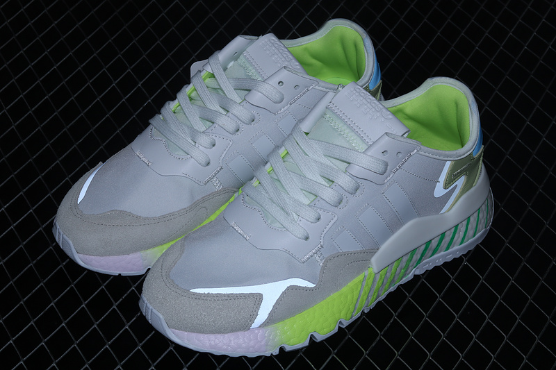 Nite Jogger Shoes Cloud White/Blue/Fluorescent Green 21