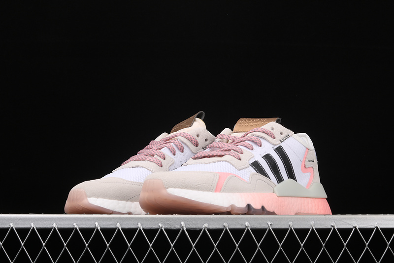 Nite Jogger Shoes Cloud White/Core Black/Glow Pink 5