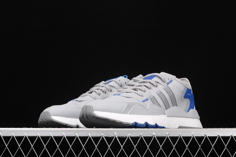 Nite Jogger Boost Shoes Light Grey/Cloud White/Blue 17