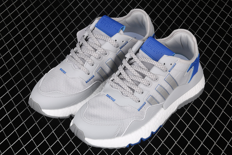 Nite Jogger Boost Shoes Light Grey/Cloud White/Blue 31