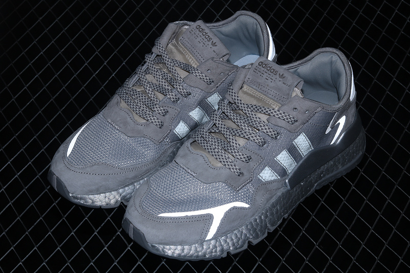 Nite Jogger Shoes Grey Two/Grey Two/Silver Metallic 3