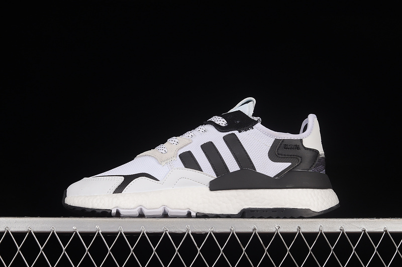 Nite Jogger Boost Shoes Core Black/Black/White 3