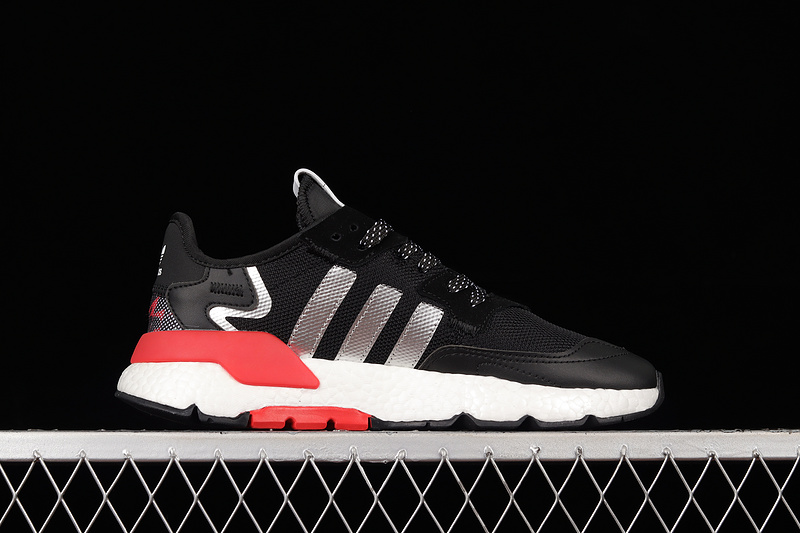 Nite Jogger Boost Shoes Core Black/Silver/Red 11