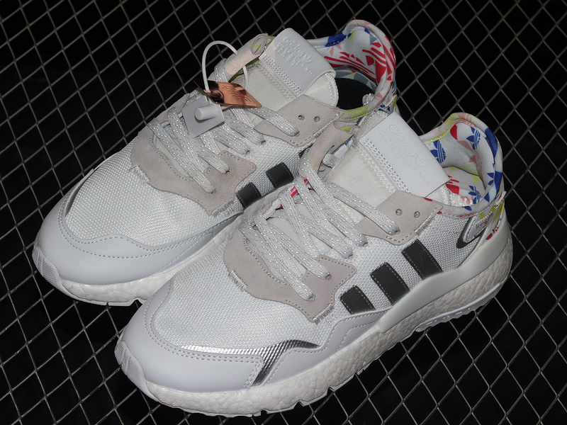 Nite Jogger Boost Shoes Cloud White/Silver/Multi-Color 25