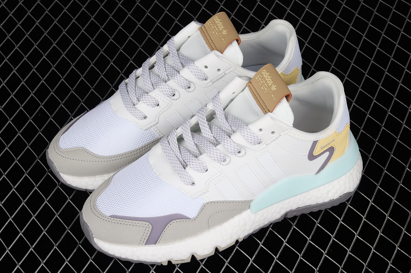 Nite Jogger 2019 Boost Shoes Cloud White/Khaki/Blue 15