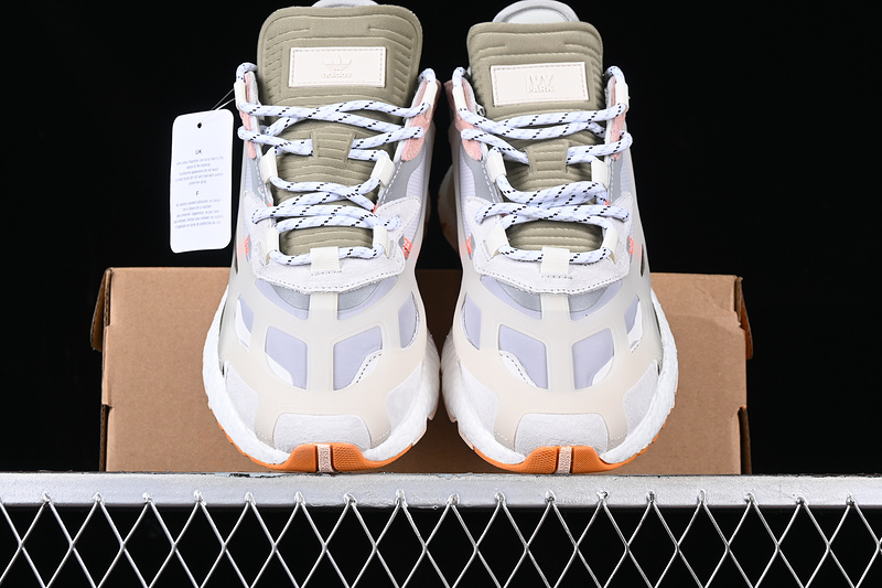 Adidas Ivy Park X Nite Jogger Camo Light Solid Grey/Chalk White/Bliss Orange 11