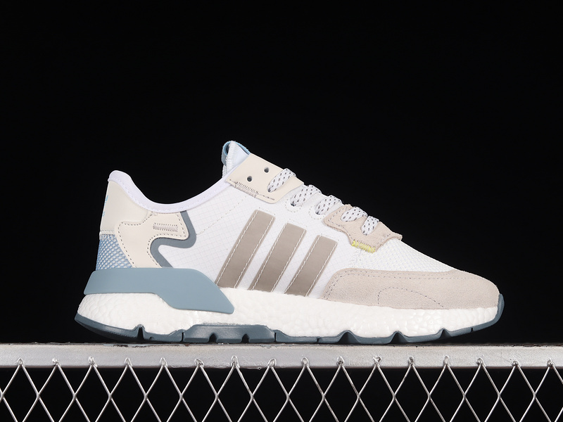 Nite Jogger Boost Shoes Cloud White/Light Grey/Blue 19