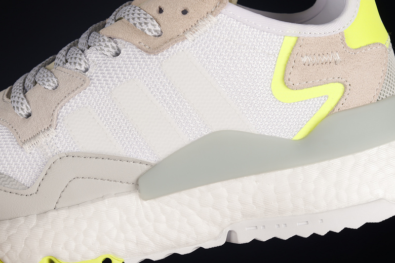 Nite Jogger Shoes Off White/Footwear White/Hi Res Yellow 3