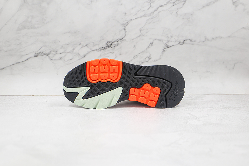 Nite Jogger Shoes Grey Two/Multi Solid Grey/Solar Orange 11