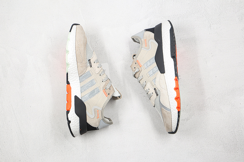 Nite Jogger Shoes Grey Two/Multi Solid Grey/Solar Orange 13