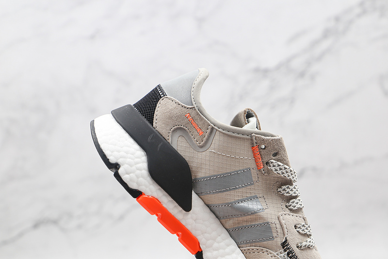 Nite Jogger Shoes Grey Two/Multi Solid Grey/Solar Orange 15