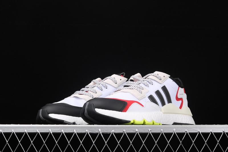 Nite Jogger Shoes Cloud White/Core Black/Red 25