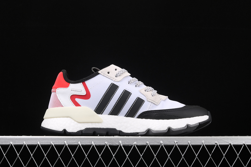 Nite Jogger Shoes Cloud White/Core Black/Red 29