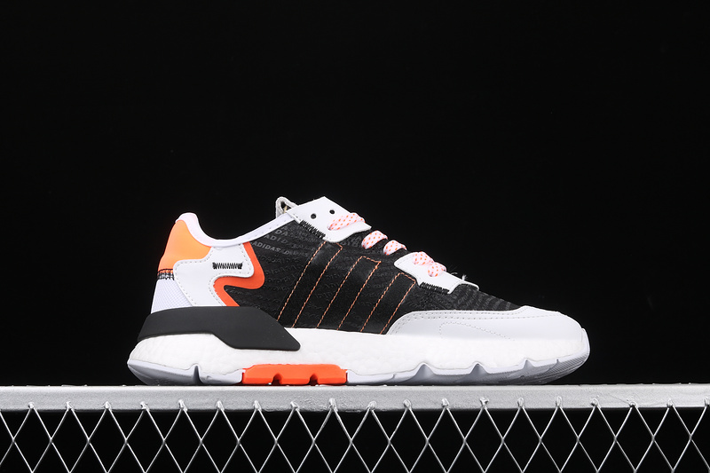 Nite Jogger 2019 Shoes Cloud White/Core Black/Solar Orange 7