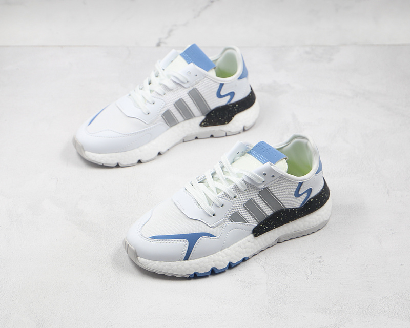 Nite Jogger 2019 Boost Shoes Cloud White/Grey/Blue 9