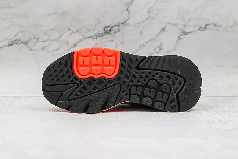 Nite Jogger Shoes Core Black/Black Silver/Solar Red 3