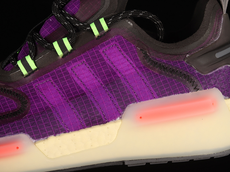 Nmd_V3 Boost Shoes Active Purple/Core Black/Signal Green 13