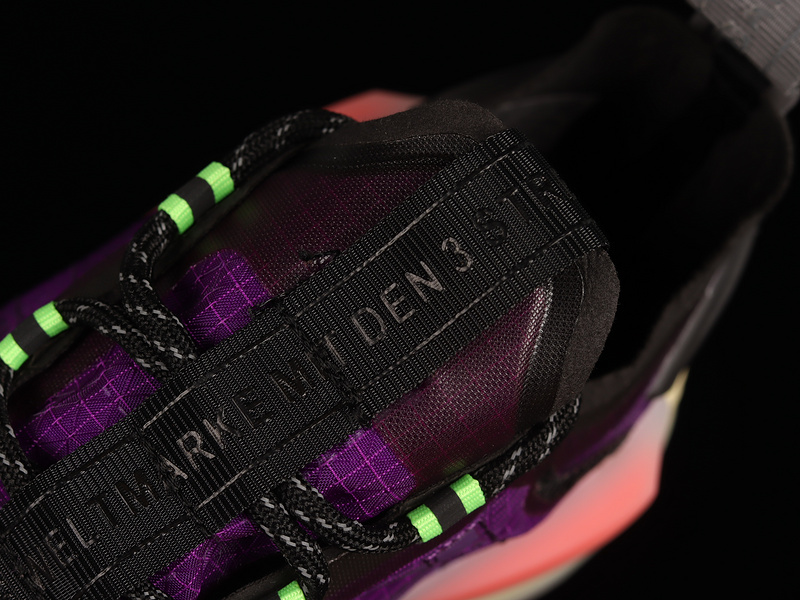 Nmd_V3 Boost Shoes Active Purple/Core Black/Signal Green 23