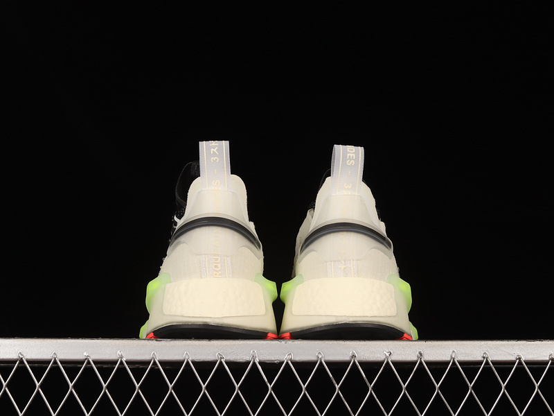 Nmd_V3 Boost Shoes Crystal White/Core Black/Signal Green 5