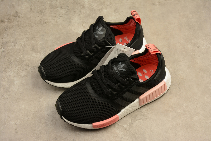 Nmd R1 Boost Synthetics Wmns Core Black/Peach Pink 3