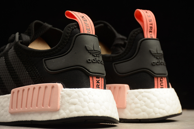 Nmd R1 Boost Synthetics Wmns Core Black/Peach Pink 23