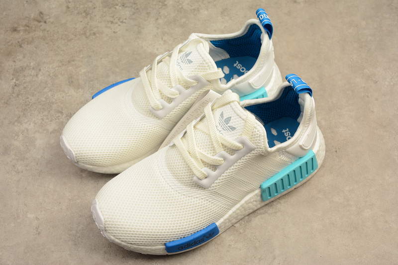 Nmd R1 Boost Synthetics White/Blue Glow 5