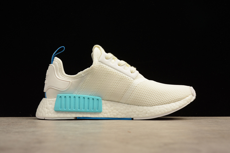 Nmd R1 Boost Synthetics White/Blue Glow 17