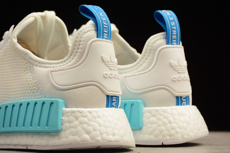 Nmd R1 Boost Synthetics White/Blue Glow 25