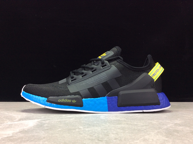 Nmd R1 V2 Core Black/Carbon-Yellow/Blue 15