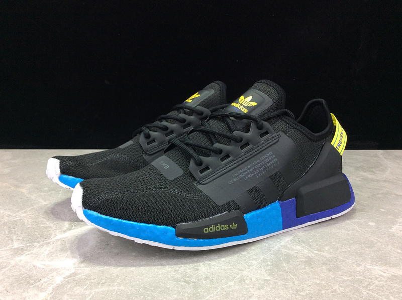 Nmd R1 V2 Core Black/Carbon-Yellow/Blue 27