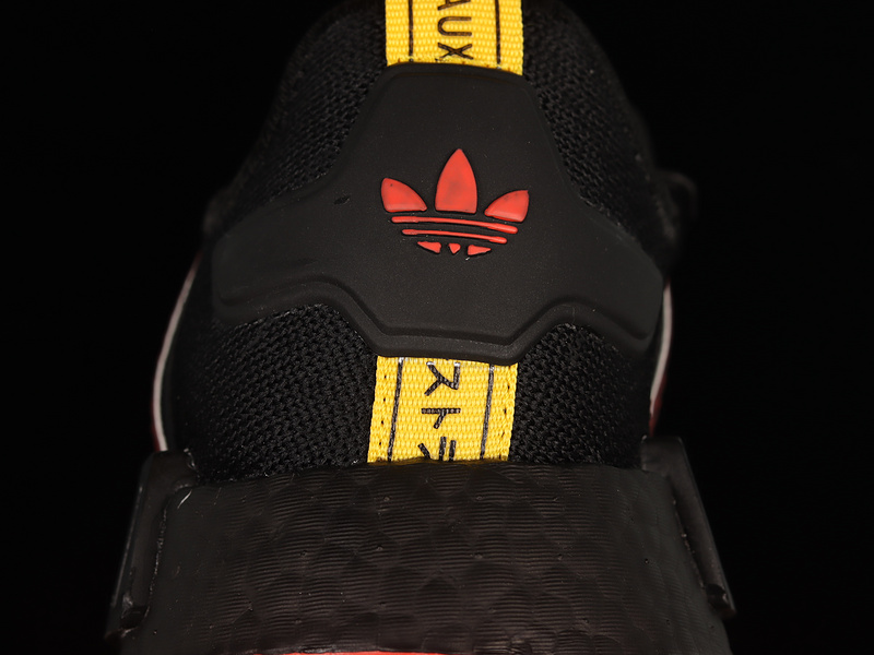 Nmd R1 Boost Shoes Core Black/Red/Yellow 5