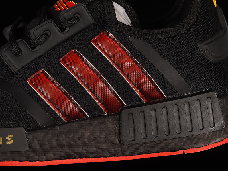 Nmd R1 Boost Shoes Core Black/Red/Yellow 17