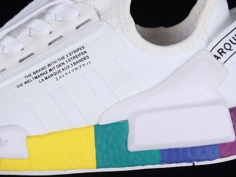 Nmd_R1 V2 Shoes Cloud White/Cloud White/Multi-Color 13