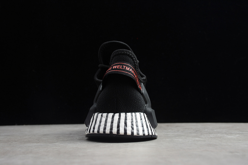 Nmd_R1 V2 Shoes Core Black/Cloud White/Orange 19