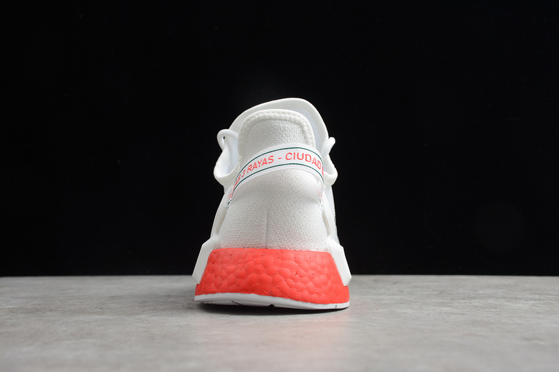 Nmd R1 V2 Shoes Cloud White/Green/Orange 25