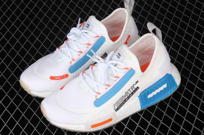 Nmd_R1 Spectoo Shoes Footwear White/Solar Red/Shock Blue 23