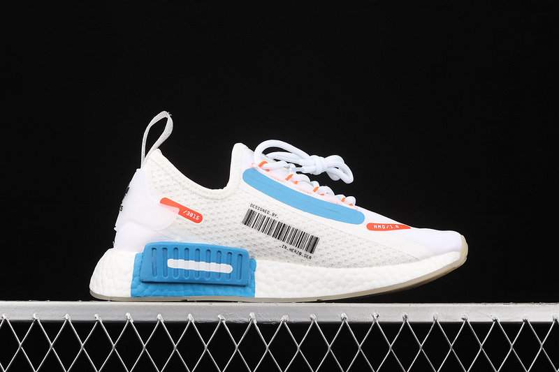 Nmd_R1 Spectoo Shoes Footwear White/Solar Red/Shock Blue 25